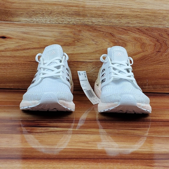 Adidas Women's UltraBoost 20 "Glam Pack- White Pink Tint" FW5721 Size 5 and 6 - Picture 3 of 9